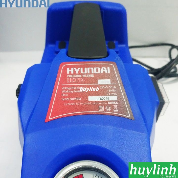 Máy xịt rửa xe Hyundai HRX713 - Motor Từ