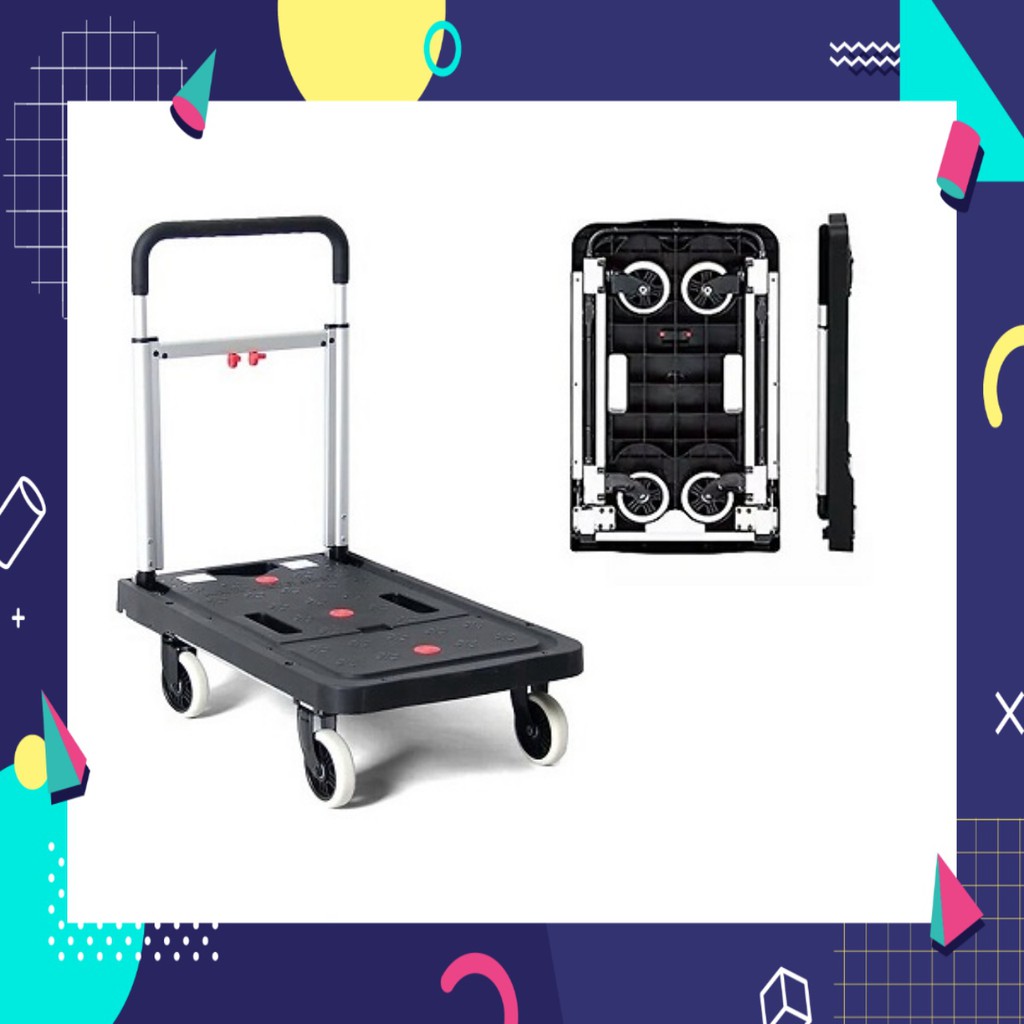 Xe Kéo Hàng Gấp Gọn Tải Trọng 75kg - XKT02 [XE KÉO HÀNG 4 BÁNH]