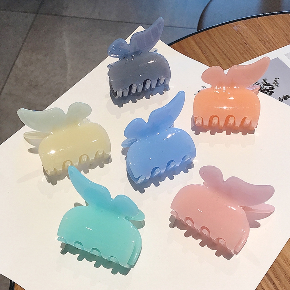 Kẹp tóc càng cua hình cánh bướm nhiều màu tùy chọn dành cho nữ