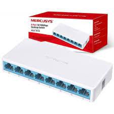 Bộ chia tín hiệu mạng 8 cổng switch 8 port 10/100Mbps Mercusys MS108 bảo hành 24 tháng