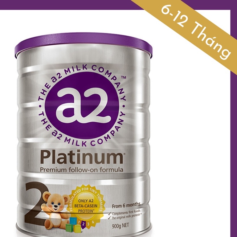 Sữa A2 Platinum Số 1,2 Hộp 900g Nhập Khẩu Úc