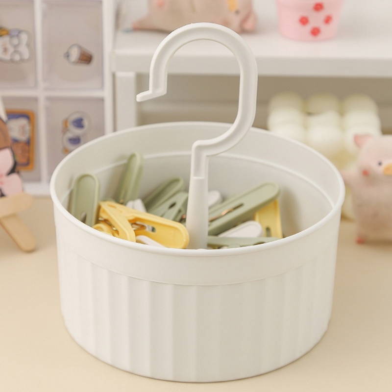 Set 24 Kẹp Quần Áo Chống Trượt Kèm Hộp Đựng