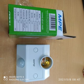 Đuôi đèn cảm biến chuyển động BH 2 năm