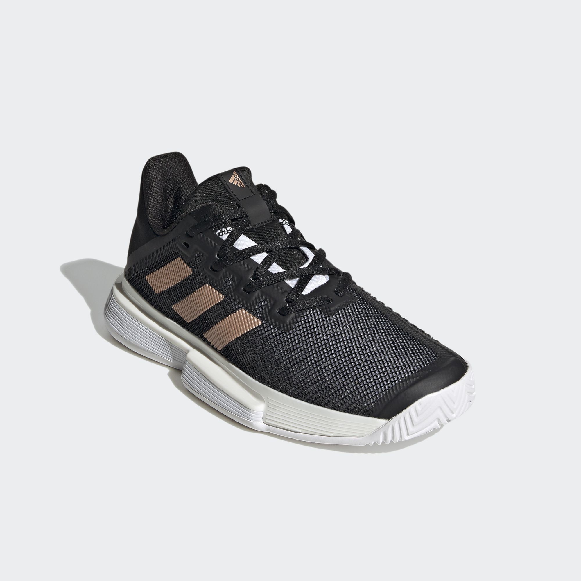 Giày adidas TENNIS sân cứng SoleMatch Bounce Nữ Màu đen FU8125
