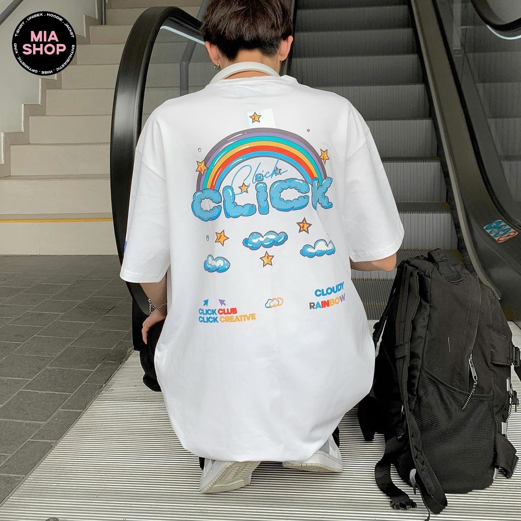 Áo thun tay lỡ MIA, Áo phông nữ form rộng dáng Unisex/Ulzzang mặc lẻ cặp nhóm hình CLICK