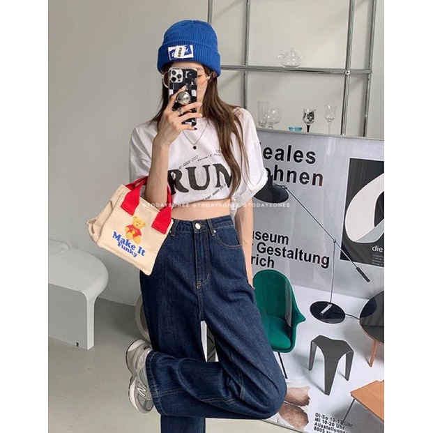 Quần jeans dáng suông