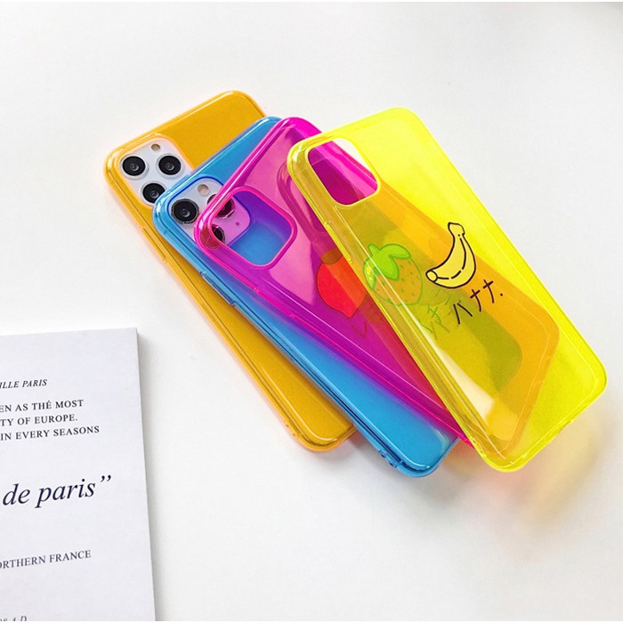 Ốp lưng iphone Fruit neon dẻo mềm 5/5s/6/6plus/6s/6splus/7/7plus/8/8plus/x/xr/xs/11/12/pro/max/plus/promax | BigBuy360 - bigbuy360.vn