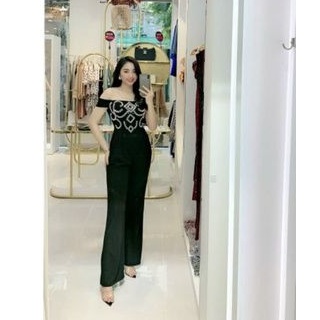 Jumpsuit thiết kế đính đá sang trọng
