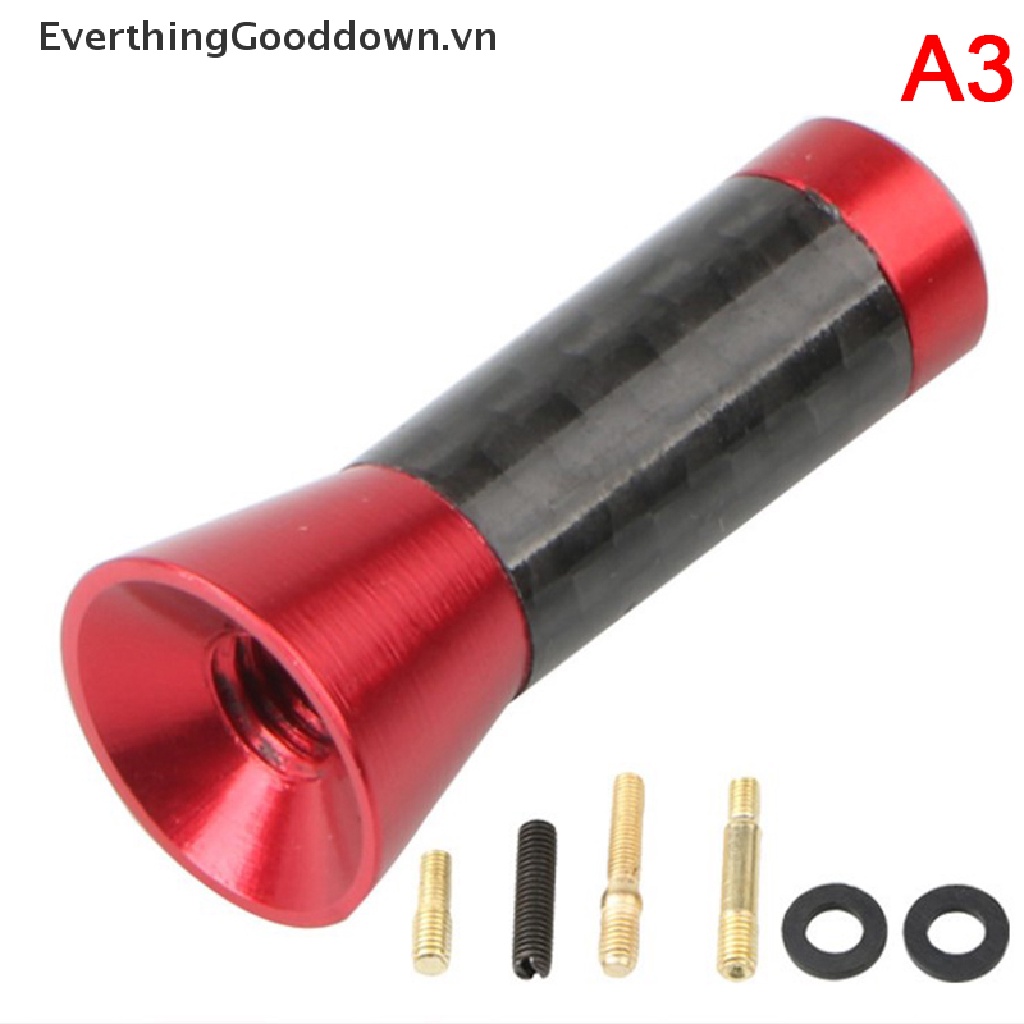 Everthingooddown 1 Ăng Ten Trang Trí Xe Hơi Bằng Sợi carbon 3.5CM 8CM 12CM 28CM