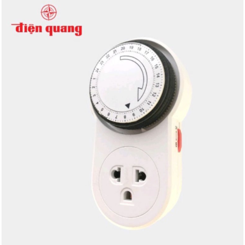 Ổ cắm hẹn giờ Điện Quang ĐQ ESK MT06 WBL 13