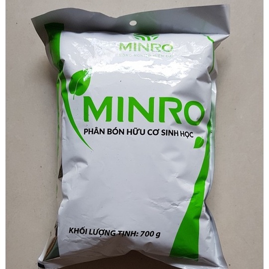 Phân Hữu Cơ Sinh Học Cao Cấp Minro (700g) - Phân hữu cơ Minro