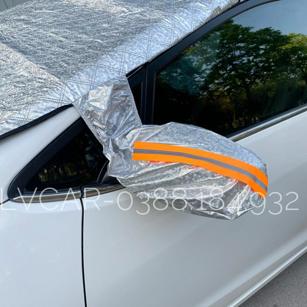 Bạt phủ kính lái ô tô 3 lớp cách nhiệt chống nóng hiệu quả. Bạt phủ dùng cho mọi dòng xe hơi tráng gương cao cấp