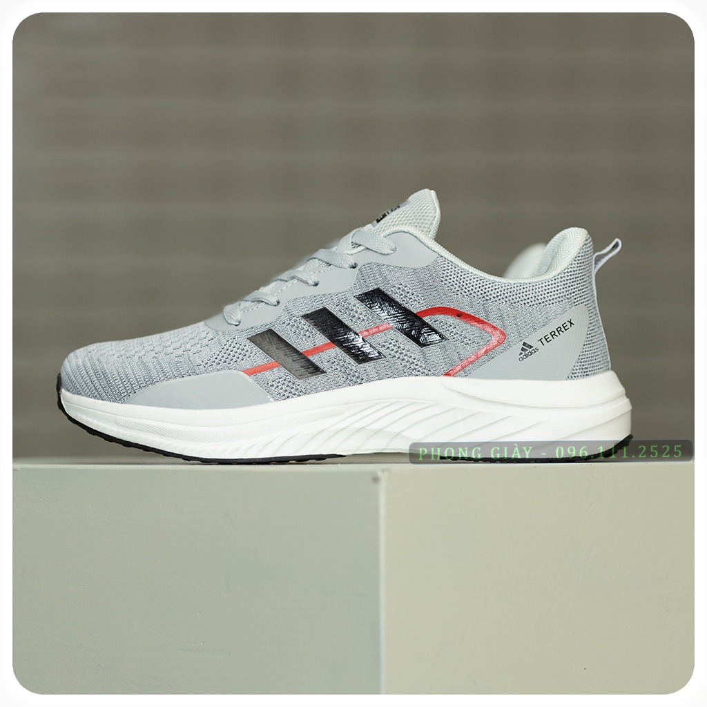 Giày Sneaker Nam Giày Thể Thao Nam A56 Ghi Sáng