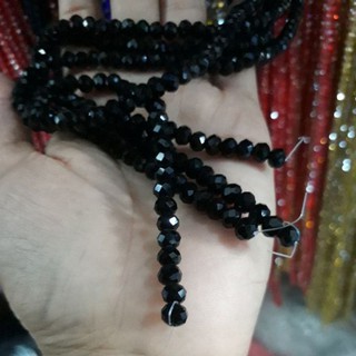 20viên pha lê đen 6mm