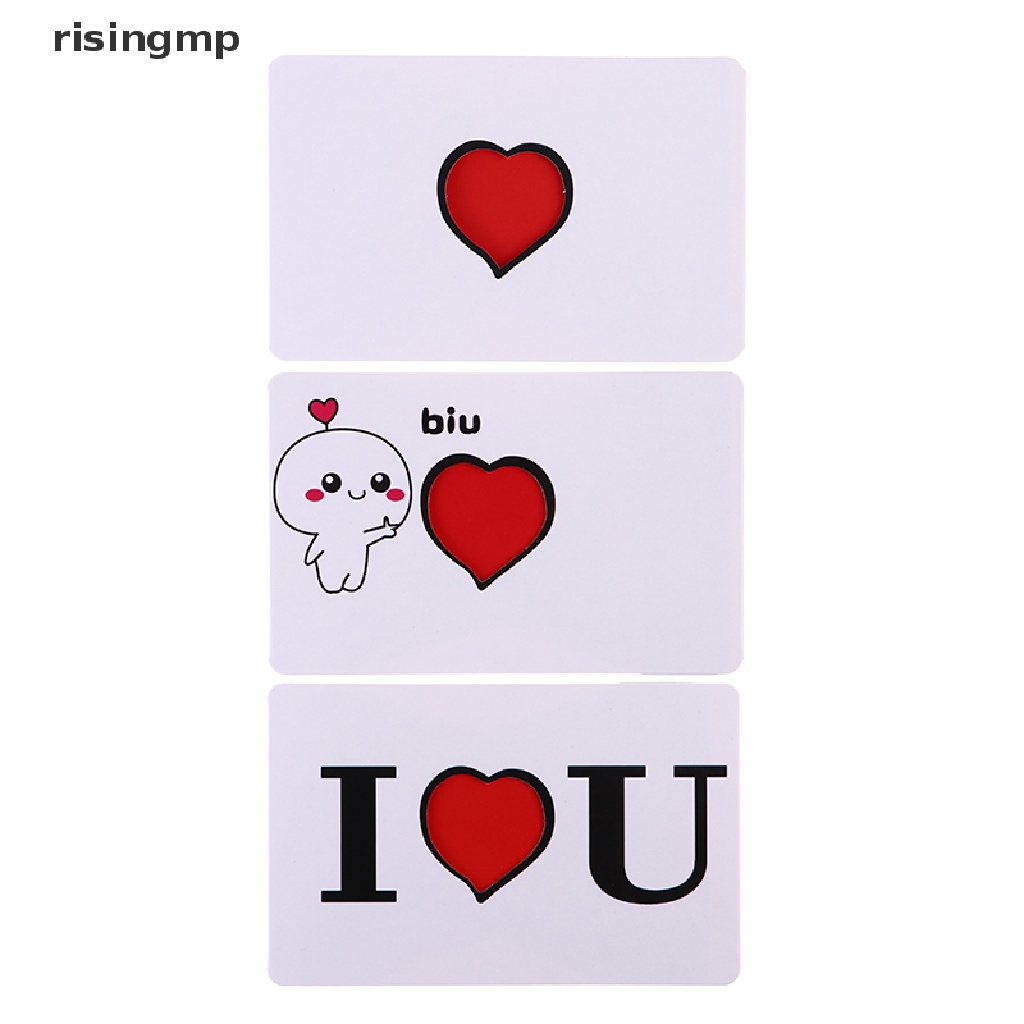 [risingmp] Flick The Heart Magic Tricks Flick Finger the Heart Appearing Card Magic Props ♨HOT SELL