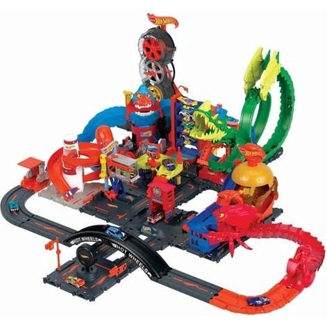 Đồ Chơi Bộ Đường Đua Hotwheels City Gorilla Hung Bạo