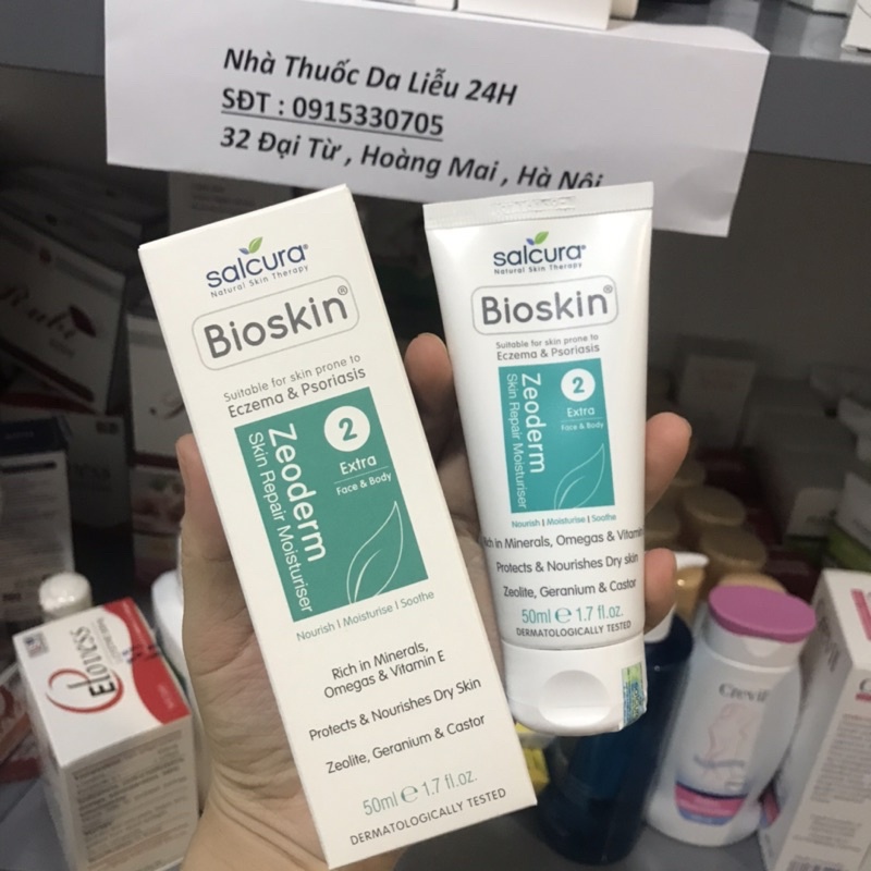 BIOSKIN ZEODERM 50ml kem bôi da