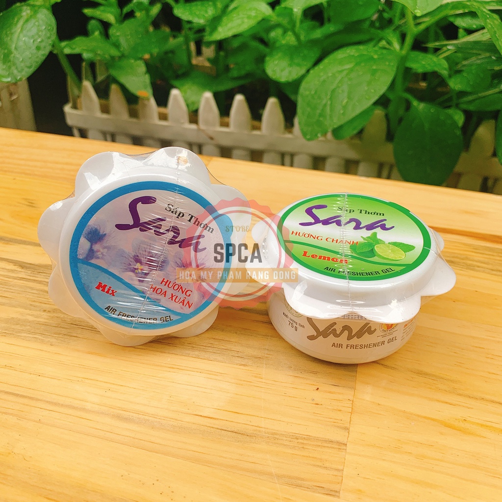 Sáp Thơm Phòng Bông Sara 75g - Sáp Thơm Ô Tô, Tủ Quần Áo, Khử Mùi Làm Thơm Đa Năng (Sáp Bông)