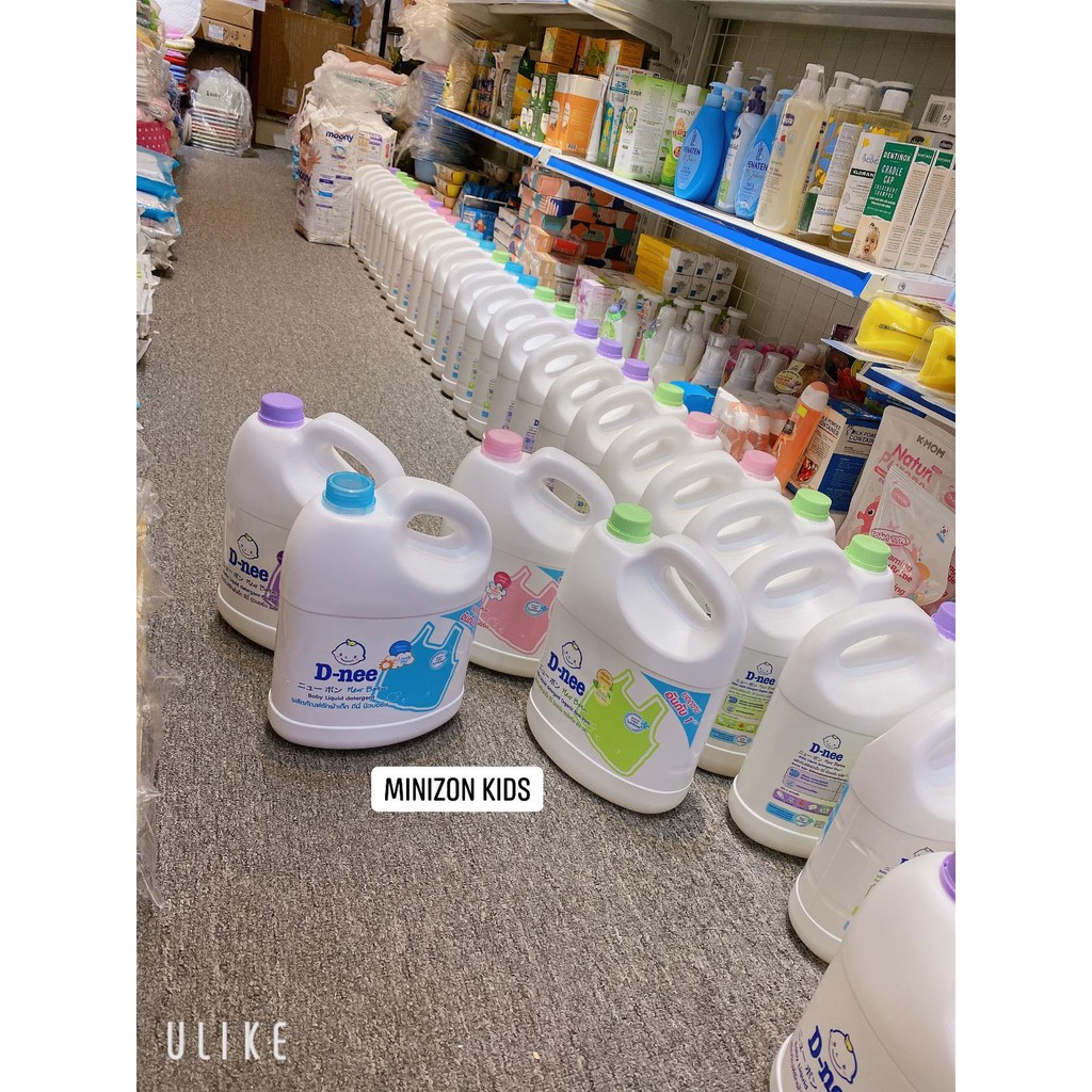 Nước Giặt Xả Dnee Thái Lan Chai 3 Lít Mẫu Mới