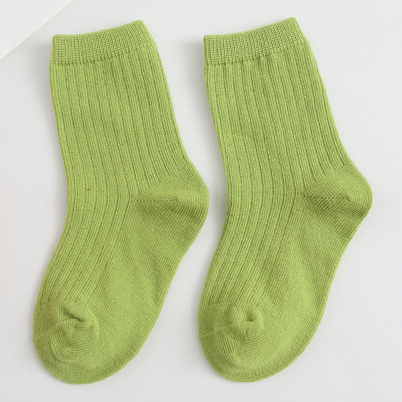 Vớ Cotton Mềm Mại Thoáng Khí Thoải Mái Thân Thiện Với Da Họa Tiết Kẻ Sọc Màu Kẹo Dễ Thương Cho Trẻ Em