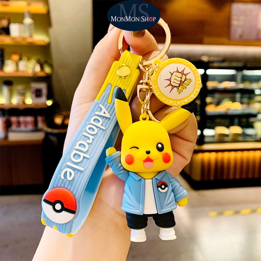 Móc Khóa Pokemon 🧸 Móc Khóa Anime siêu kute chất lượng đảm bảo
