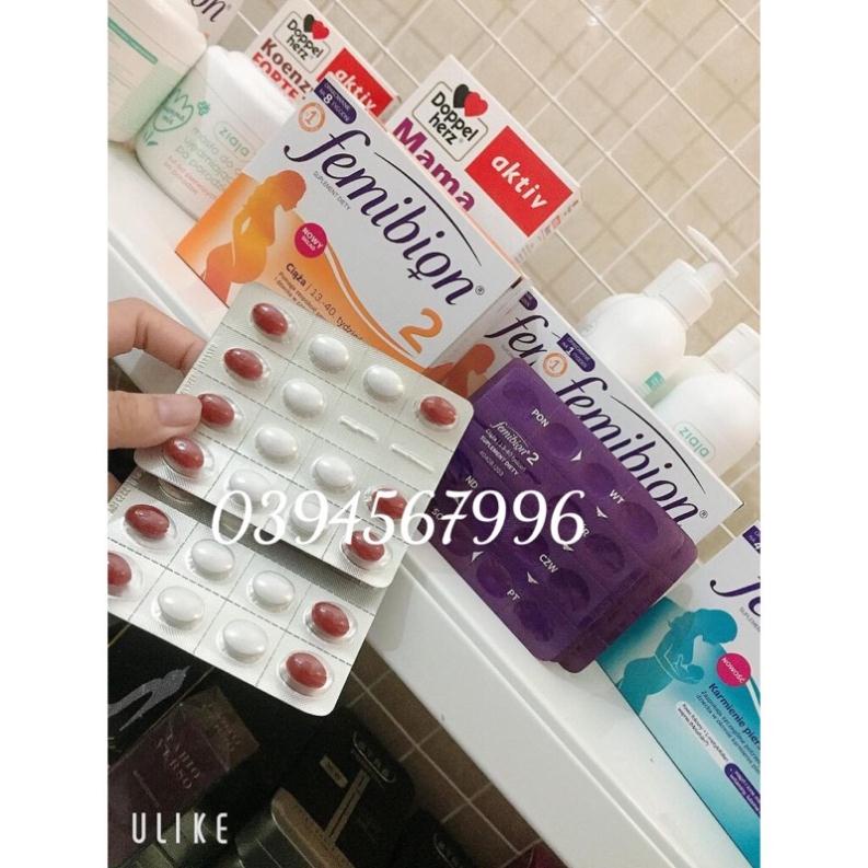 ☂Vitamin bầu FEMIBION số 0,1,2,3 đủ bill, chính hãng