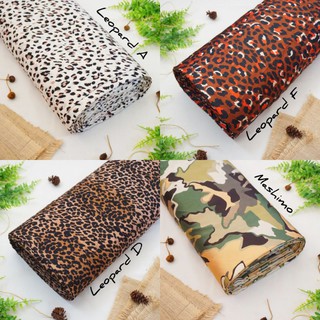 Vải Lụa Satin Họa Tiết Da Báo Nhập Khẩu