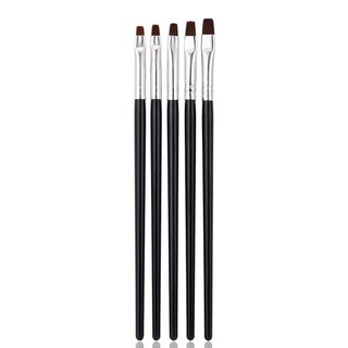 Bộ 5 cây cọ bản cán đen