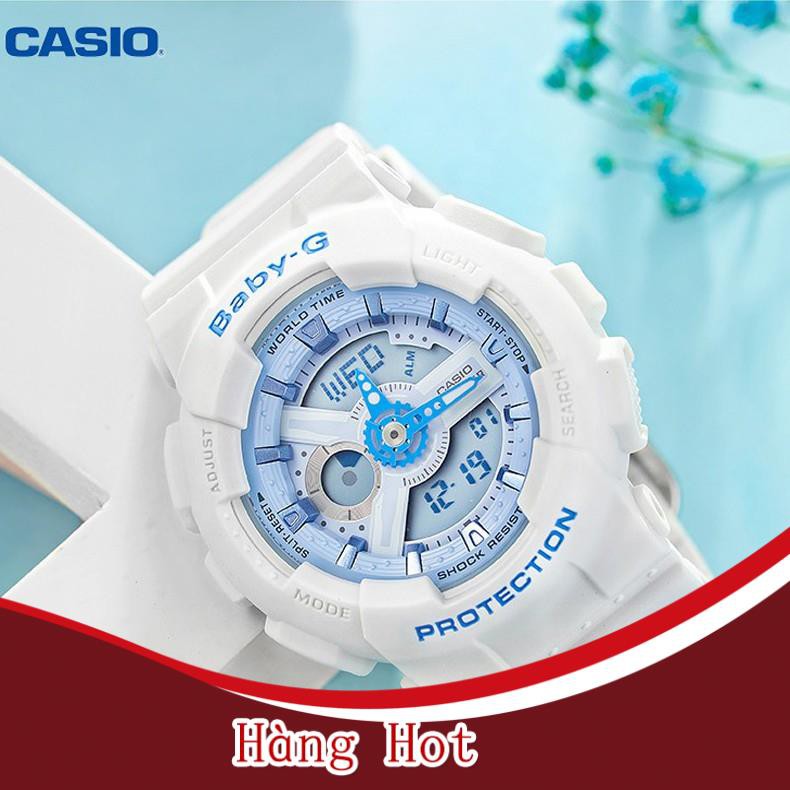 Đồng hồ đeo tay thể thao Baby-G BA110 màu hồng đen