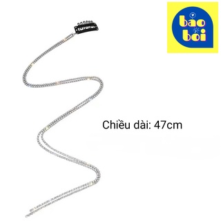 Băng Đô Cài Tóc Đính Đá Lấp Lánh Sợi Dài Đi Tiệc