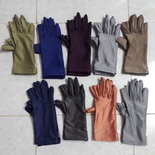 Bao tay thun lạnh cắt hai ngón. bao tay ba thảo