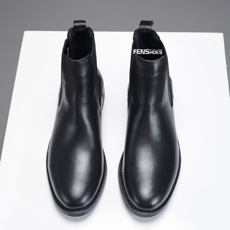 Chelsea boot da bò cực ôm chân
