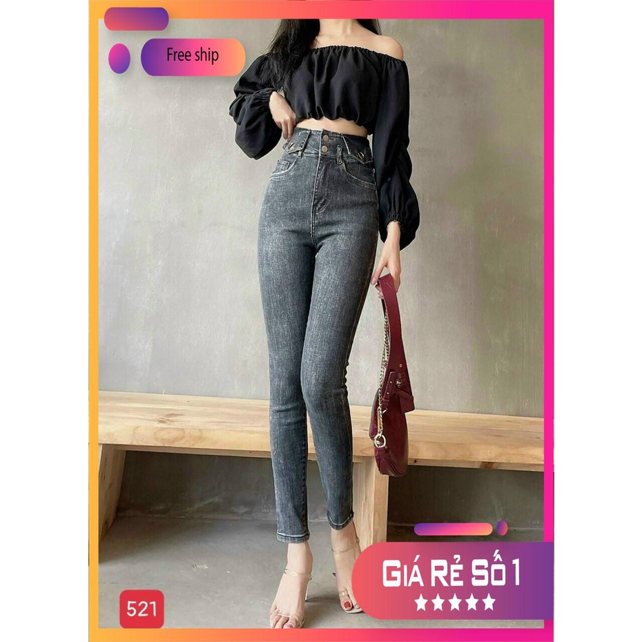 (TOP BÁN CHẠY) 🔥SIÊU PHẨM🔥 5 Mẫu Quần Jeans Nữ Lưng Cao, Quần Bò nữ Cạp Cao Co Giãn | BigBuy360 - bigbuy360.vn