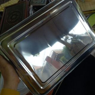 Khay úp chén inox 31x21cm