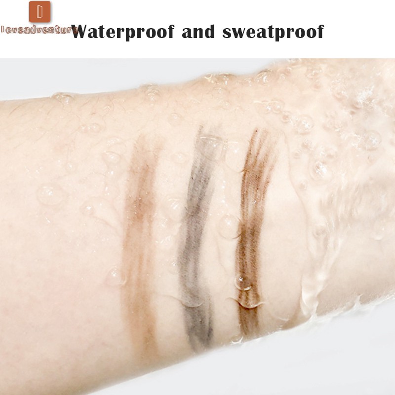 Double-Headed Ultra-Fine Eyebrow Pencil Auto-Rotating Eyebrow Pencil Durable Waterproof Sweat-Proof