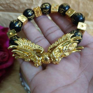Vòng đeo tay đầu Rồng phong thủy - VT060