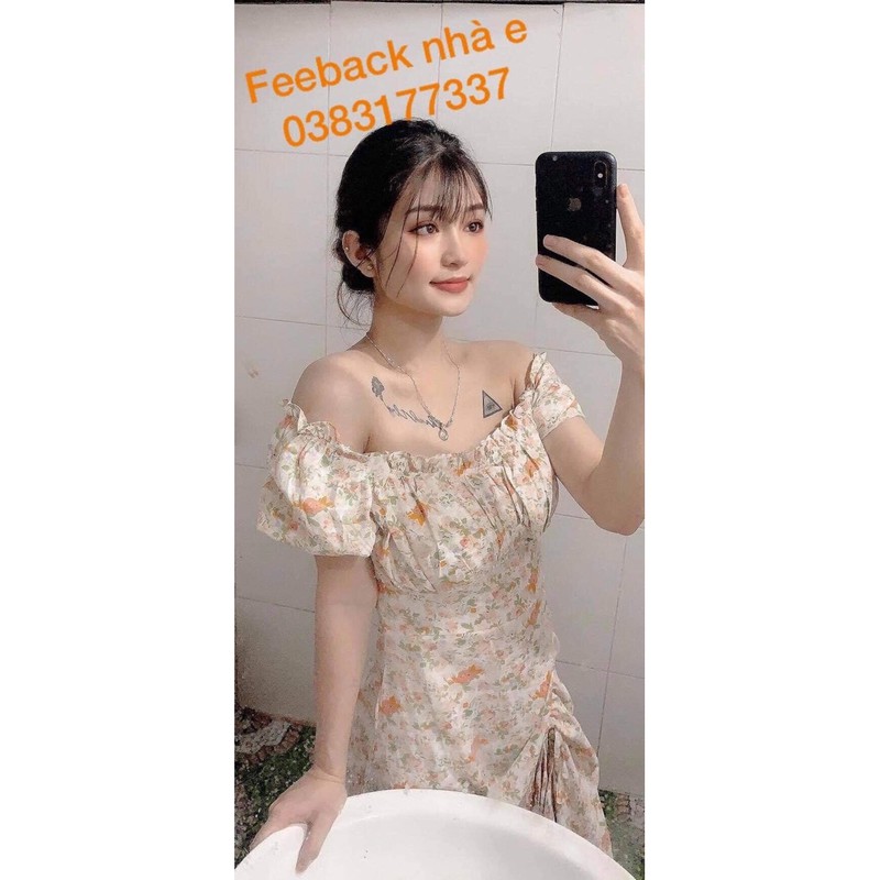 [Mã WAMT1505 giảm 10K đơn 0K] 🍊 VÁY HOA NHÍ XẺ 🍊( có ảnh thật, shop chụp) | BigBuy360 - bigbuy360.vn