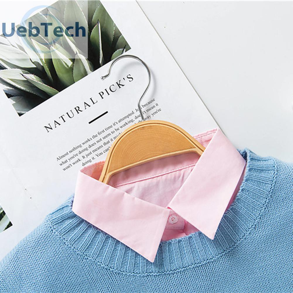 Cổ áo sơ mi giả màu trơn tháo rời được tiện lợi dành cho cả nam và nữ Uebtech