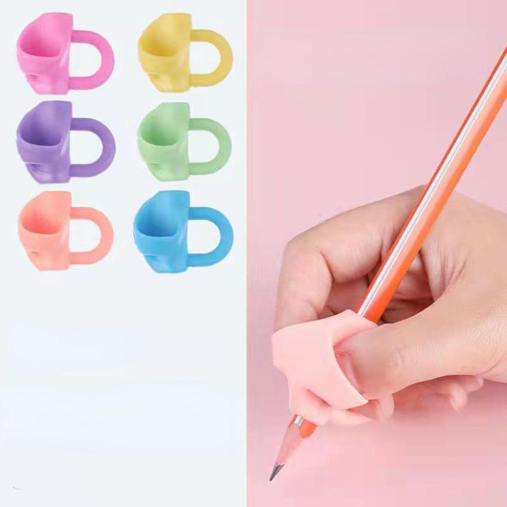 Set 10 Dụng Cụ Chỉnh Sửa Tư Thế Cầm Bút Bằng Silicone