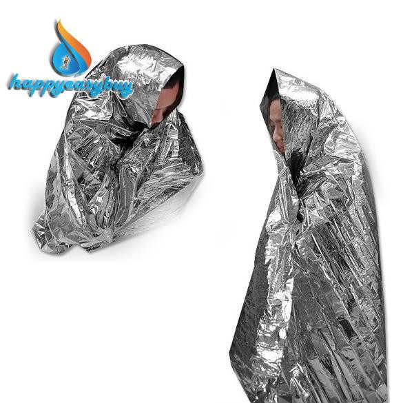 Chăn cứu hộ khẩn cấp chống nước bằng chất liệu Mylar trong ngành vũ trụ 1.3 x 2.1m nhỏ gọn | BigBuy360 - bigbuy360.vn