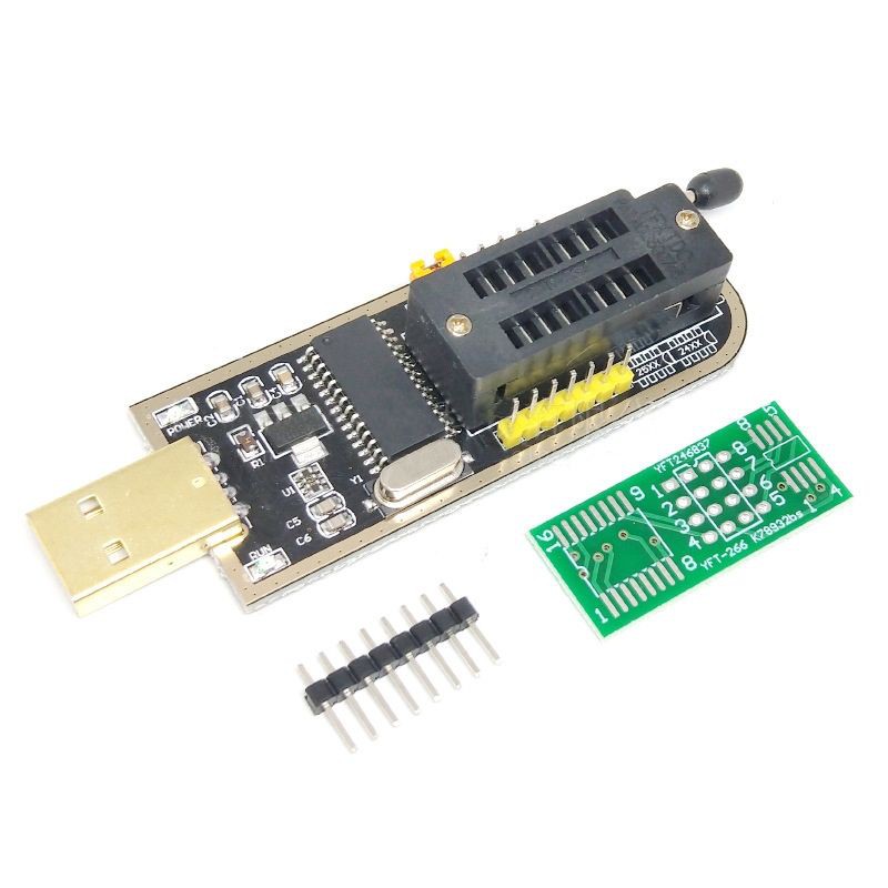 Sao chép ghi ic USB CH341A 24 EEPROM BIOS 25 SPI