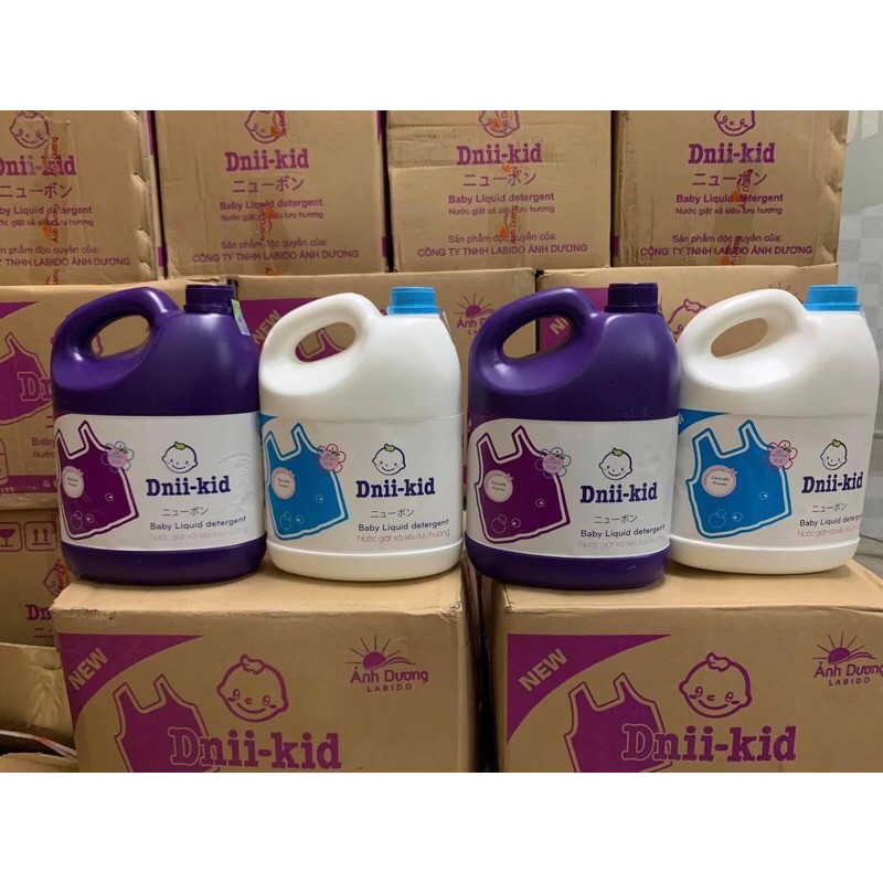 Nước giặt xả Dnii Kid Ánh Dương Siêu Lưu Hương 3,6l