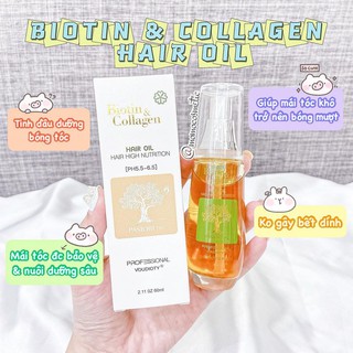 Dầu dưỡng tóc Biotin & Collagen Hair Oil