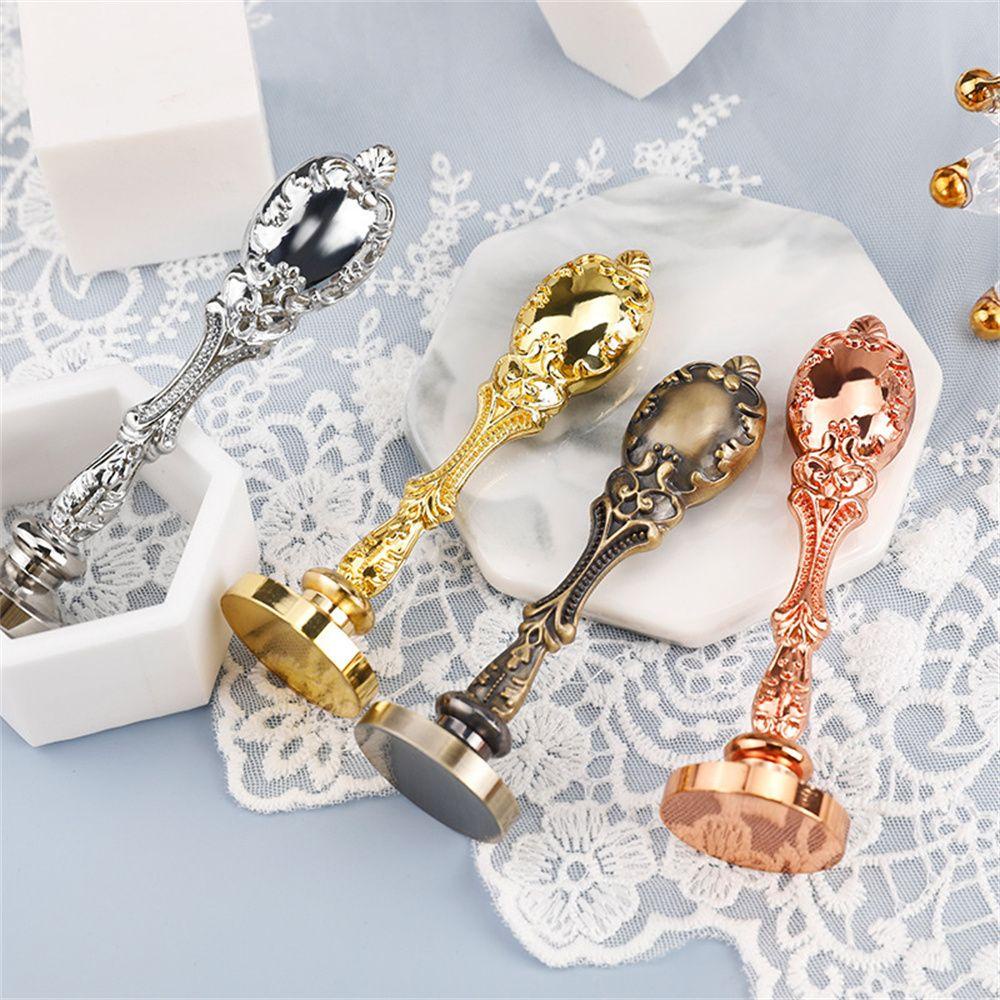 Tay Cầm Gắn Tem Phong Bì Bằng Kim Loại Thủ Công Nghệ Thuật Cổ Điển