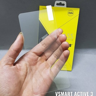 Kính cường lực Vsmart Active 3 trong suốt cao cấp kèm hộp và giấy lau màn hình