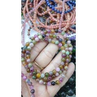 Vòng tourmaline size 5.8li, quấn 3 vòng tay hoặc làm vòng cổ