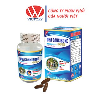 DHA CANXIBONE GOLD - Bổ sung canxi giúp ngừa loãng xương hiệu quả - Hộp 60 viên – VictoryPharmacy