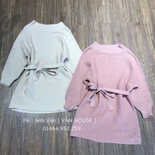 MITI_STORE_ VÁY LEN LỆCH VAI CÁNH DƠI !!!!