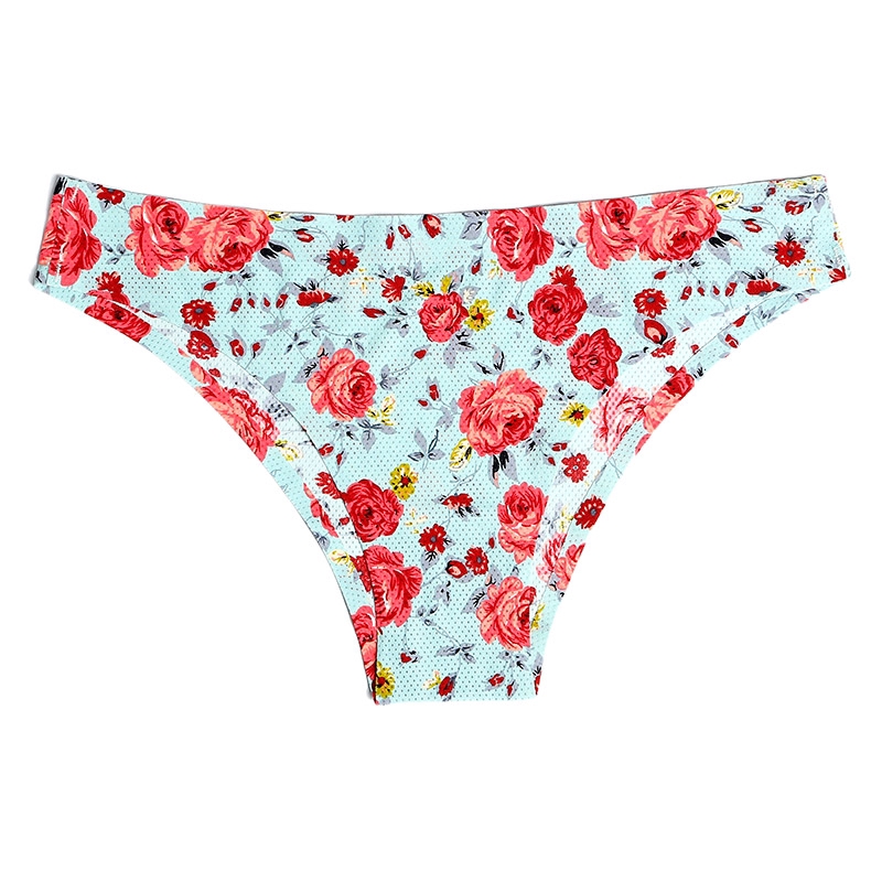 Quần lót lọt khe phối lưới thoáng khí size US XS-L với 12 kiểu màu tùy chọn