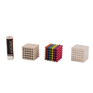 Nam châm vuông 4mm - 216 viên